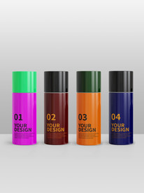 细长桶茶叶包装展示样机