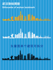 武汉地标剪影