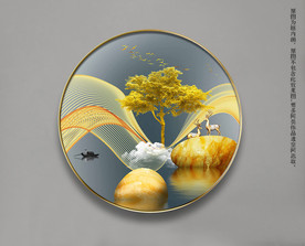 石来运转风景装饰画