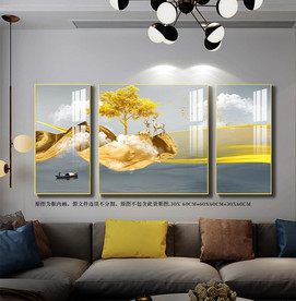 装饰画 三联画 轻奢三联画