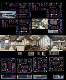 粤菜餐厅设计施工图