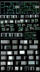 展厅柜体深化图纸