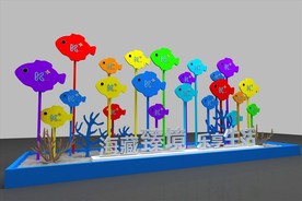 海洋风格合影区