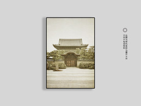 新中式挂画玄关