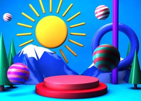 C4D 场景 C4D设计 颁奖