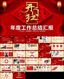 中国银行工作总结汇报PPT模板
