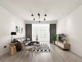 客厅背景墙样机