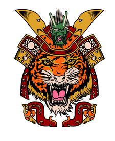 潮流老虎头图案