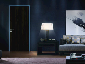 铝木生态房间门高清背景效果图