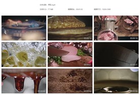 震撼升格美食筛面粉打鸡蛋沙拉倒