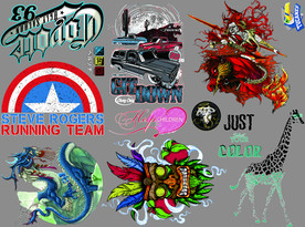 动物 个性烫图 老虎  人物