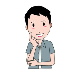 倚手思考的男孩