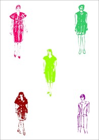 中装裙子-时装设计