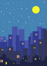 城市夜景壁纸壁画