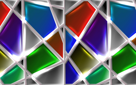 立体水晶酒吧KTV背景装饰画