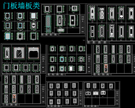 门板墙板类图纸