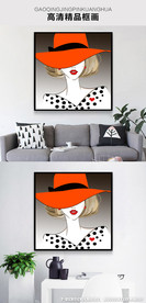 原创后现代人物装饰画