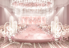 粉色婚礼