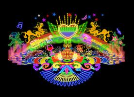 金龙爱心  灯饰广告