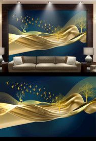 现代时尚背景墙