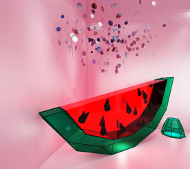 透明西瓜网红打卡点