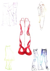 夏季时装  草图