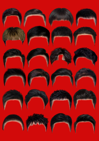 男性证件照发型