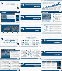 毕业答辩学术报告PPT