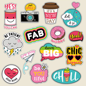 卡通图标插画图案