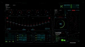 带通道科技ui元素界面视频素材