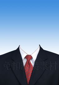 西装证件照服装模板