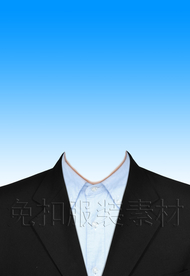 西装证件照服装模板