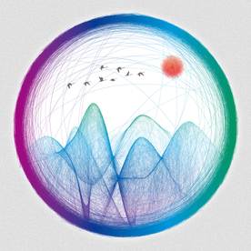 新中式山水装饰画