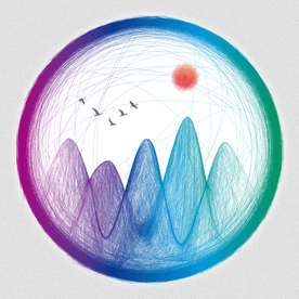 新中式山水装饰画