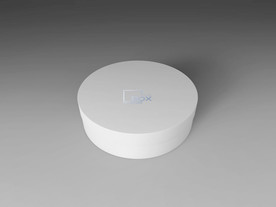 白色圆形纸质包装盒样机