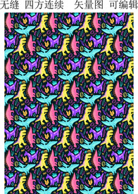 恐龙 卡通 图案 儿童