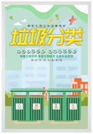 垃圾分类展板