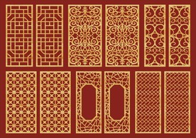 镂空雕花