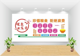 食堂文化墙图片