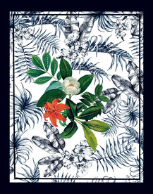 方巾图丝巾印花