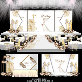 白金色主题婚礼