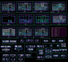 瑜伽会所施工图