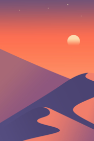 清晨朝阳山脉装饰画