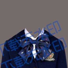 女童证件照模板