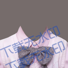 女童证件照模板