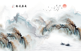 大展宏图背景墙