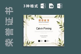 创意证书/文凭模板 荣誉证书