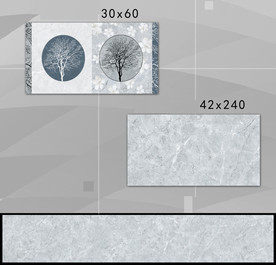 灰色大理石瓷片配套文件通道分色