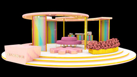 专柜美陈3D立体效果图