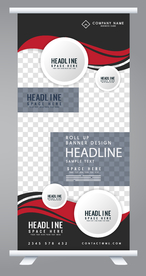 易拉宝模板设计